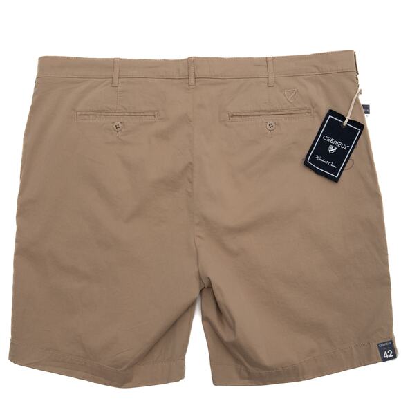 Daniel Cremieux Khaki Madison Flat Front Comfort Stretch 9" Shorts Size 42 - Picture 2 of 7
